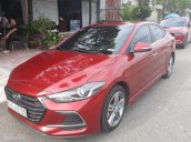 Bán Hyundai Elantra Sport 1.6 GDI Turbo màu đỏ tươi xinh, số tự động, sản xuất T4/2018 biển tỉnh lăn bánh 9000km