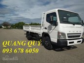 Xe tải 1,9 tấn Fuso Canter mới, giá xe tải Fuso Canter 4.7 mới thùng mui bạt, vay trả góp