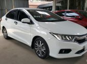 Bán Honda City TOP 1.5CVT màu trắng, số tự động vô cấp sản xuất cuối 2017, biển Bình Dương, lăn bánh 14000km