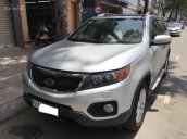 Bán Kia Sorento 2.4AT 2011, bản full, màu bạc, biển TP, nhập khẩu, giá thương lượng, hổ trợ góp