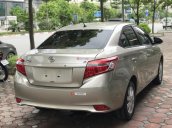 Cần bán xe Toyota Vios E đời 2017, màu vàng Hà Nội