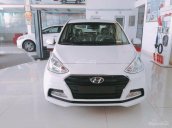 Hỗ trợ mua xe trả góp lên đến 80% giá trị xe khi mua chiếc Hyundai Grand i10 sedan 1.2 MT base, sản xuất 2018, màu trắng