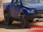 Bán Ford Ranger Raptor 2.0 tubor tăng áp kép 216 mã lực, model 2019, màu xanh lam, nhập khẩu