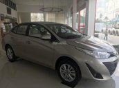 Cần bán xe Toyota Vios E CVT đời 2018, màu nâu, hỗ trợ trả góp lãi suất cố định, khuyến mãi hấp dẫn