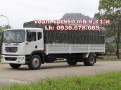 Tải trọng 9T3 tấn, thùng dài 7m6, cabin kép hiện đại, giá rẻ