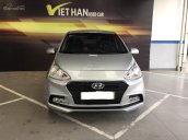 Bán Hyundai Grand i10 1.2MT đời 2017, bản đủ, màu bạc, giá thương lượng, hỗ trợ góp