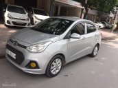 Bán xe Hyundai Grand i10 MT đời 2015, Full option màu bạc, xe nhập khẩu