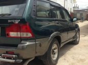 Bán xe Ssangyong Musso đời 2004, màu xanh