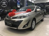 Bán ô tô Toyota Vios 1.5G 2019, màu nâu vàng, giá cực tốt, KM hấp dẫn