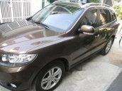 Cần bán Hyundai Santa Fe 2012 tự động, máy dầu, nâu vàng cực đẹp