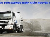 Bán xe trộn bê tông Daewoo nhập khẩu Hàn Quốc, giá tốt nhất, xe giao ngay