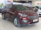 Bán xe Hyundai Santa Fe 2.2AT năm sản xuất 2018, màu đỏ