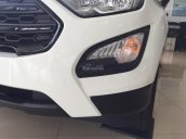 Bán Ford Ecosport Ambitene màu trắng sản xuất năm 2018, hỗ trợ bảo hiểm thân vỏ, gói phụ kiện, L/h: 0963483132