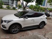 Cần bán Hyundai Santa Fe 2.4L đời 2017, màu trắng, odo 1 vạn, biển HN siêu đẹp