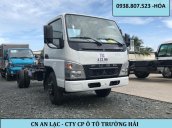 Bán xe tải 2 tấn 4, Fuso Canter 4.7 mui bạt, thùng kín