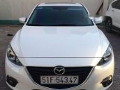 Cần bán gấp Mazda 3 sản xuất 2015, màu trắng ít sử dụng, 600 triệu