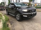 Xe Ford Ranger Wildtrak 3.2L 4x4 AT sản xuất 2016, màu đen 