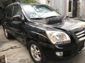 Cần bán xe gấp Sportage MT 2006, máy dầu, màu đen nhập Korea