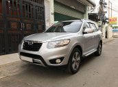 Bán Hyundai Santa Fe màu bạc 2012, máy dầu, full option, số tự động nhập khẩu