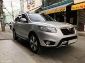 Bán Hyundai Santa Fe màu bạc 2012, máy dầu, full option, số tự động nhập khẩu