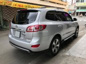 Bán Hyundai Santa Fe màu bạc 2012, máy dầu, full option, số tự động nhập khẩu