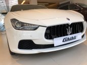 Bán xe Maserati Ghibli màu trắng, nhập khẩu, mới 100% từ Ý, chính hãng giá tốt nhất