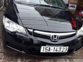 Cần bán Honda Civic đời 2008, màu đen chính chủ, 265tr