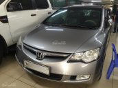 Cần bán Honda Civic 1.8 AT đời 2008, màu bạc