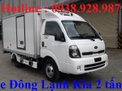 Bán xe tải đông lạnh 2 tấn - Kia K250 - Động cơ Hyundai - Máy lạnh HT100II đời 2018