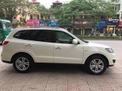 Gia đình muốn bán Hyundai Santafe màu trắng 2012, AT, dầu, full option. Xe gia đình đập thùng mới