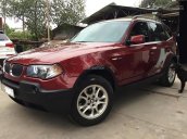 Bán ô tô BMW X3 2.5I 2004, màu đỏ, xe nhập chính chủ, 365tr