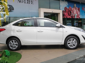 Cần bán xe Toyota Vios 1.5G 2018-2019, màu trắng, giao ngay. Giá ưu đãi, trả góp 80%, lãi suất thấp 0,33%