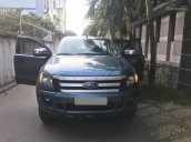 Cần bán gấp Ford Ranger 2016 máy dầu, tự động, màu xanh xe ít đi