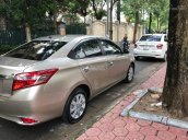 Toyota Vios 1.5 G, số tự động, sản xuất tháng 12-2014 màu vàng cát nội thất đen cực mới, xe chính chủ chạy chuẩn 33999km