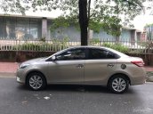 Toyota Vios 1.5 G, số tự động, sản xuất tháng 12-2014 màu vàng cát nội thất đen cực mới, xe chính chủ chạy chuẩn 33999km