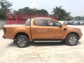 Bán Ford Ranger 2.0 Wildtrak tubor kép, màu cam, nhập khẩu, 918tr - LH 0965.423.558