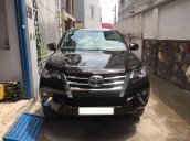 Bán Toyota Fortuner 2017 tự động, xăng, màu xám da lươn đẹp