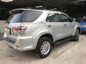 Bán Toyota Fortuner G 2.5MT màu bạc, số sàn, máy dầu, sản xuất 2013, lăn bánh 2014, biển Sài Gòn, đi 68000km