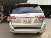 Bán Toyota Fortuner G 2.5MT màu bạc, số sàn, máy dầu, sản xuất 2013, lăn bánh 2014, biển Sài Gòn, đi 68000km