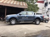 Giao ngay Ford Ranger XLT xanh thiên thanh 2 cầu, số sàn, bản full, hỗ trợ trả góp 90%