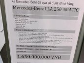 Bán xe Mercedes lăn bánh ít CLA250 4 Matic bạc 2017 chính hãng