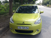 Bán nhanh Mitsubishi Mirage 1.2AT 2015 màu vàng chanh, nhập khẩu nguyên chiếc