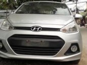 Cần bán lại xe Hyundai Grand i10 sản xuất năm 2014, màu bạc giá cạnh tranh