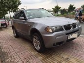 Bán BMW X3 4x4 AT sản xuất năm 2006, màu xám, nhập khẩu nguyên chiếc chính chủ