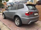 Bán BMW X3 4x4 AT sản xuất năm 2006, màu xám, nhập khẩu nguyên chiếc chính chủ