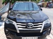 Cần bán gấp Toyota Fortuner 2.4G MT đời 2017, màu đen, giá 980tr