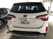 Bán Kia New Sorento GATH 2.4AT màu trắng camay, số tự động, máy xăng, sản xuất 2018, lăn bánh đúng 3700km