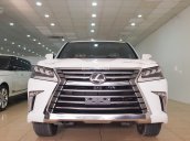 Bán Lexus LX570 xuất Mỹ, sản xuất năm 2018 màu trắng, nội thất nâu đỏ, xe nhập khẩu nguyên chiếc, mới 100%