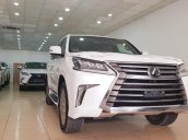 Bán Lexus LX570 xuất Mỹ, sản xuất năm 2018 màu trắng, nội thất nâu đỏ, xe nhập khẩu nguyên chiếc, mới 100%