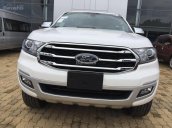 Bán Ford Everest Titanium 4WD màu trắng nhập Thái Lan 2018 giao ngay LH 0898 482 248